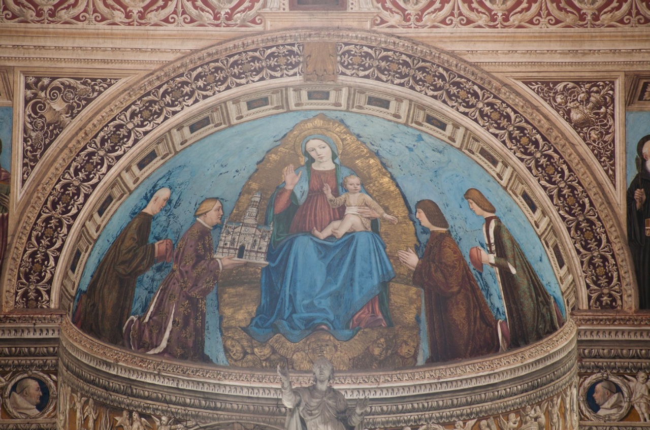 3 maggio affresco Certosa con Gian Galeazzo Visconti