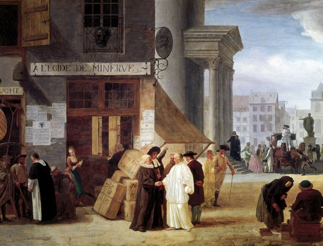 leggono librerie XVIII secolo