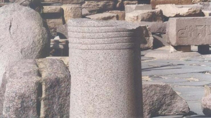 egitto pilastri granito