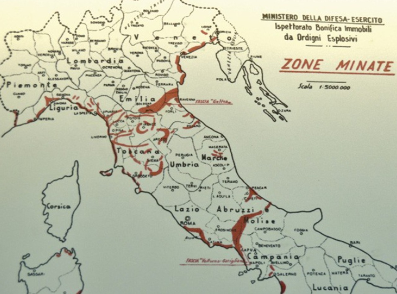 alla cieca campi minati Italia