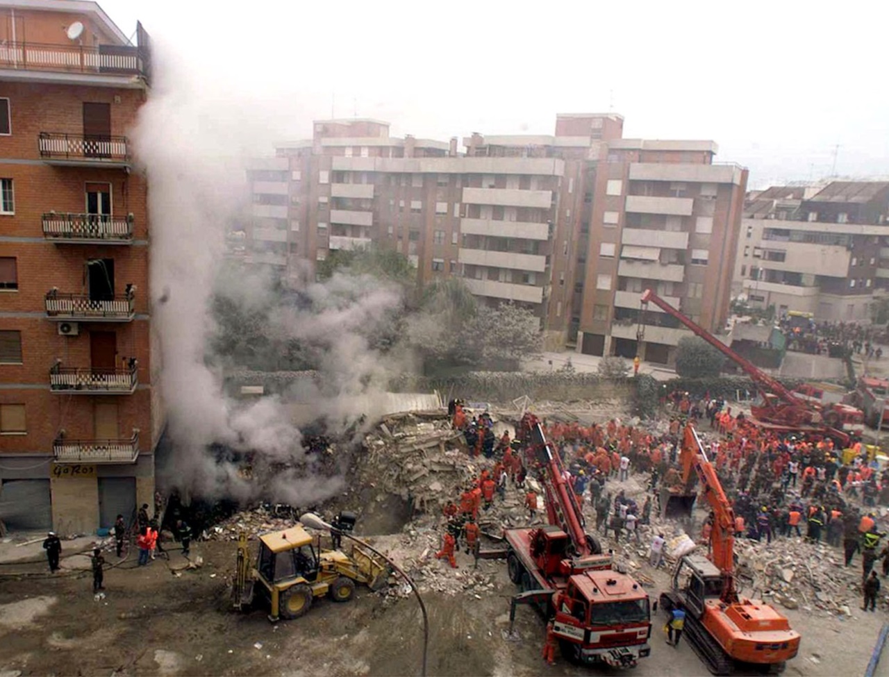 Foggia foto crollo