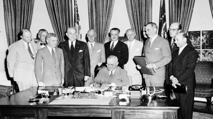 Patto Atlantico foto firma Truman