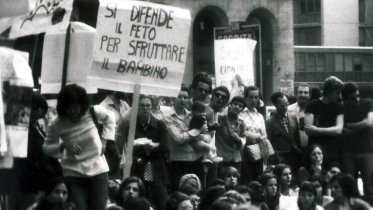 Foto del giorno: l'aborto e il caso Pierobon