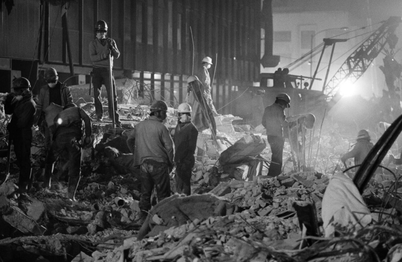 terremoto di Città del Messico macerie