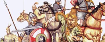 Immagine di fantasia guerrieri germanici