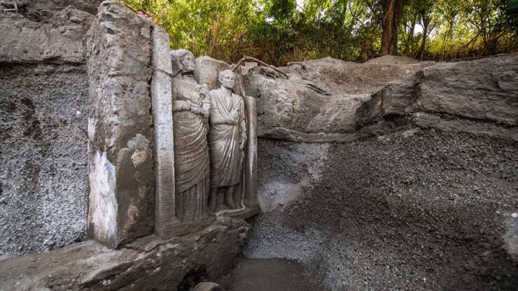 pompei rilievo funebre