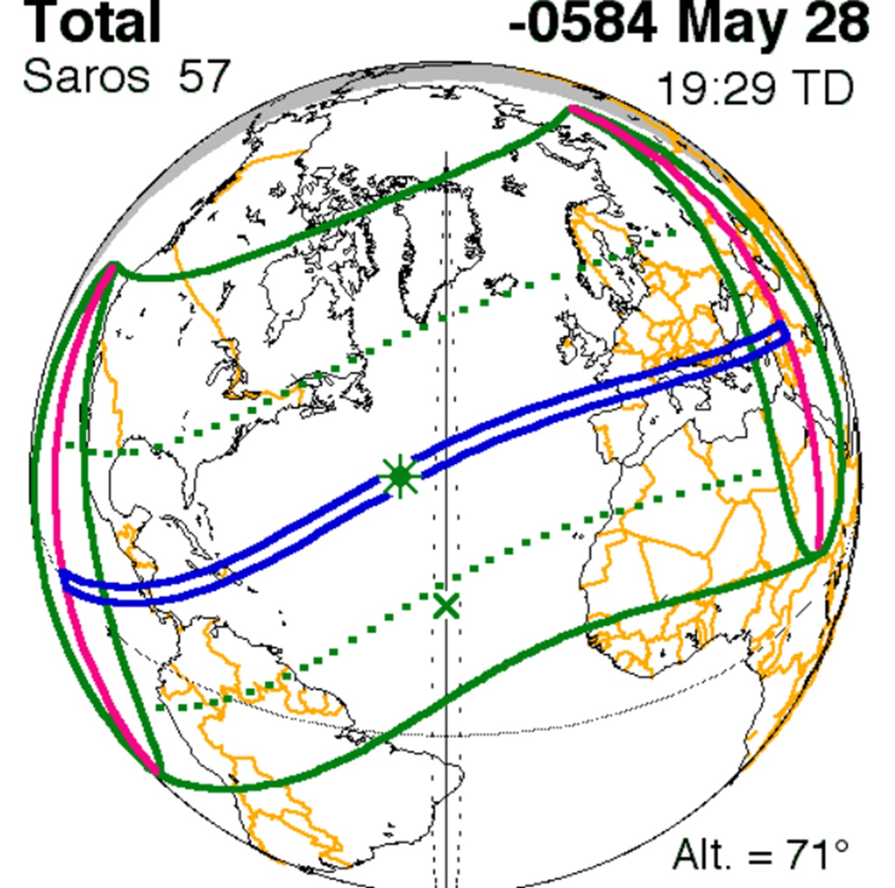 28 maggio eclissi solare totale del 585 a.C.