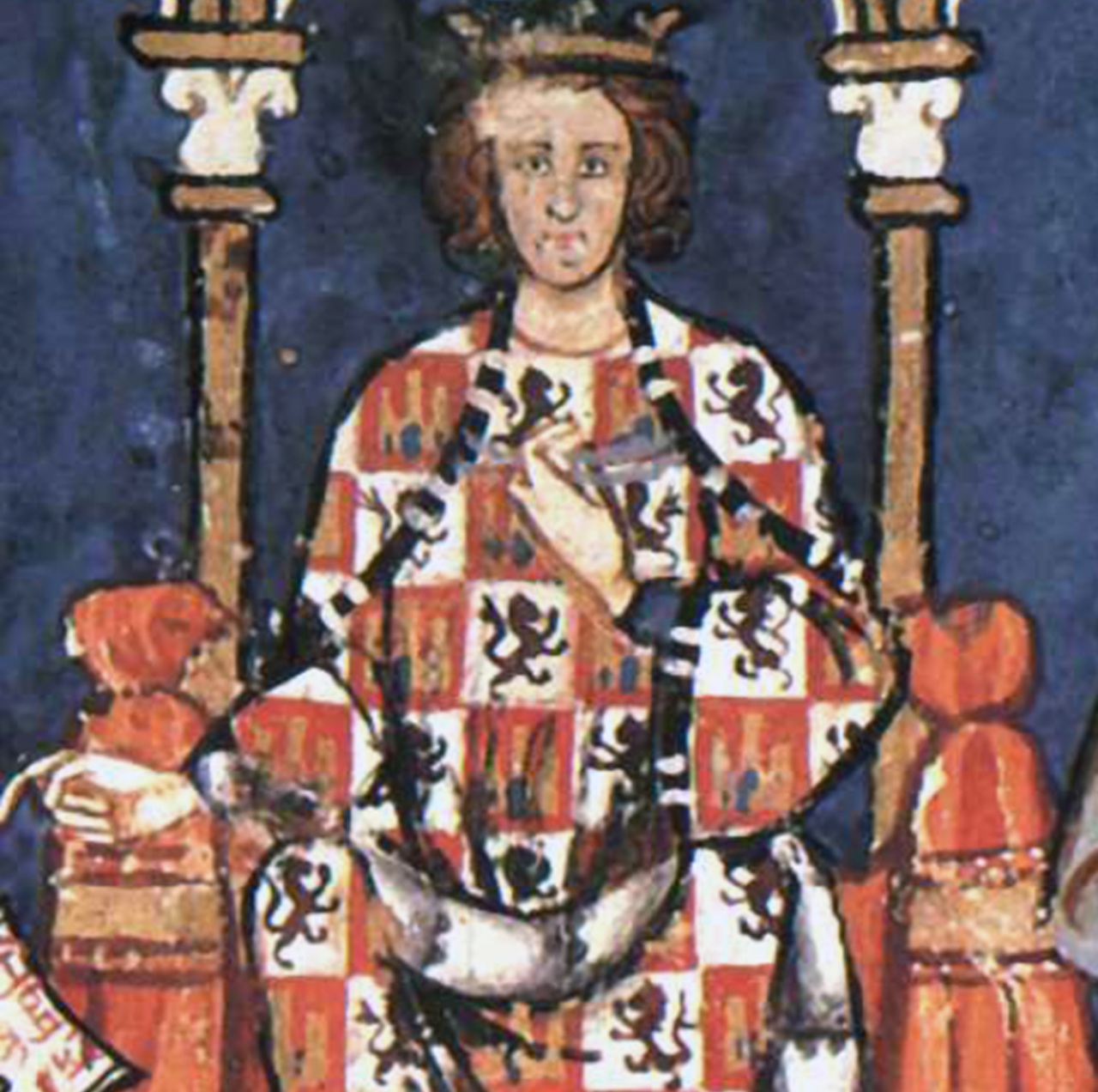 Alfonso X di Castiglia raffigurazione sovrano