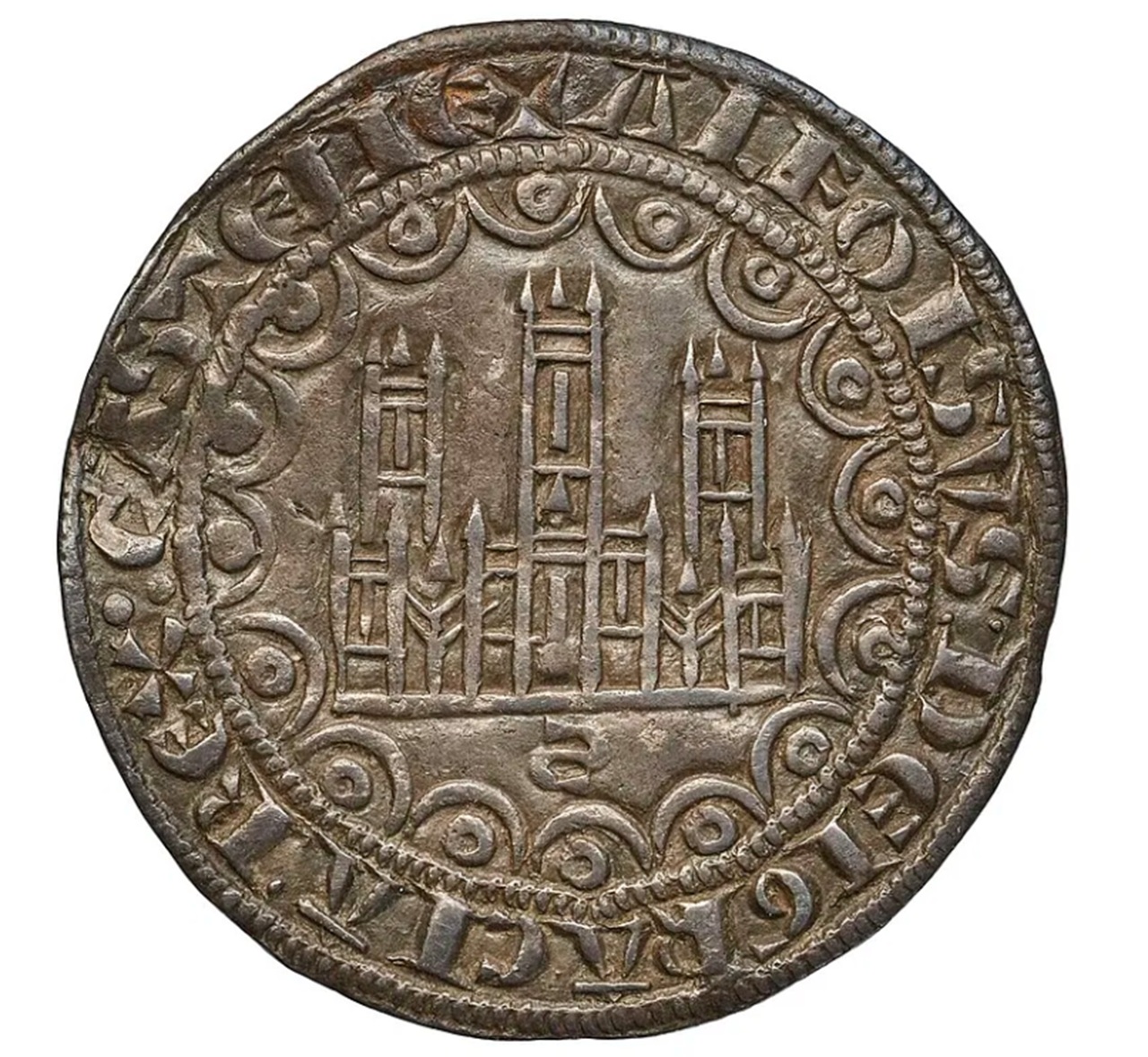 Alfonso X di Castiglia moneta coniata