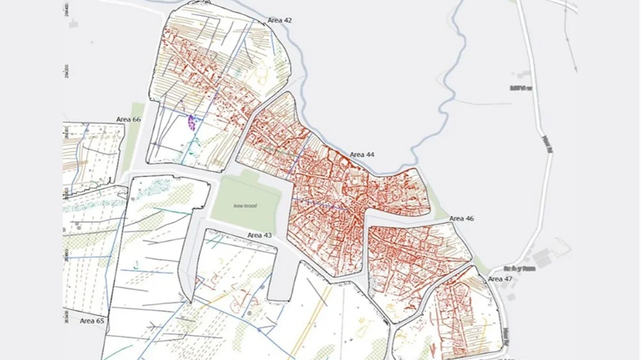 città romana mappa