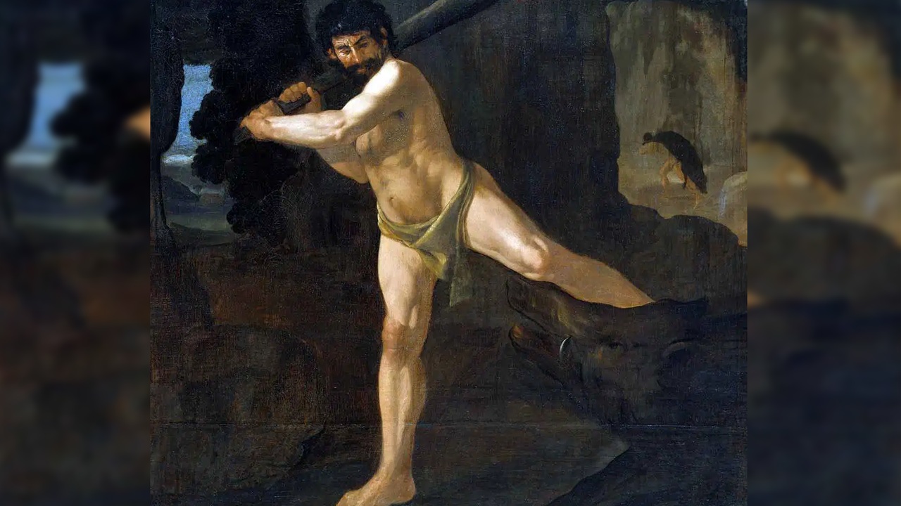 ercole cinghiale erimanto