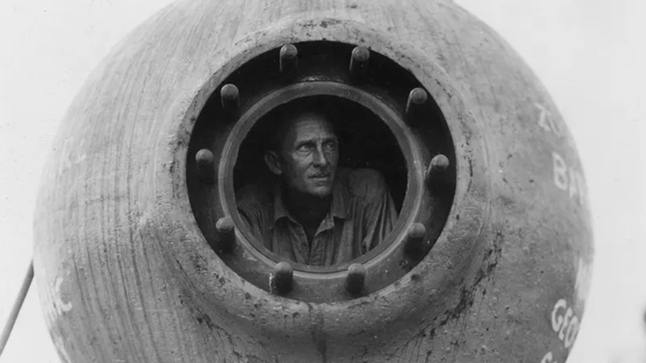 Foto del giorno: "in fondo al mar" a bordo del Bathysphere