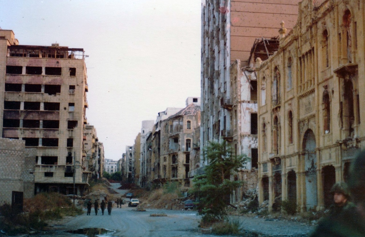 strage di Damour Beirut distrutta