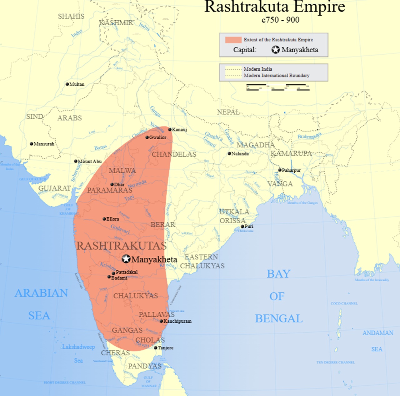 tempio di Kailasa impero Rashtrakuta