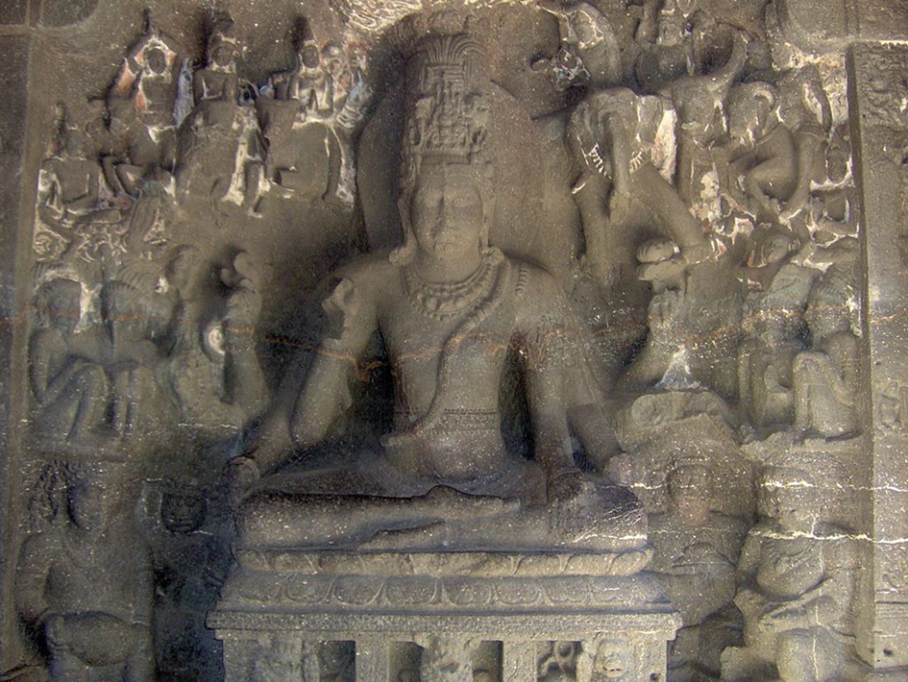 tempio di Kailasa intagli raffinati