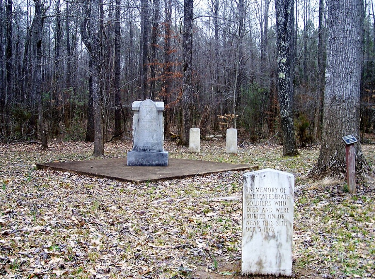 brillarono tombe boschi di Shiloh