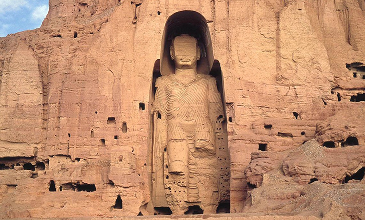 Buddha di Bamiyan prima della distruzione