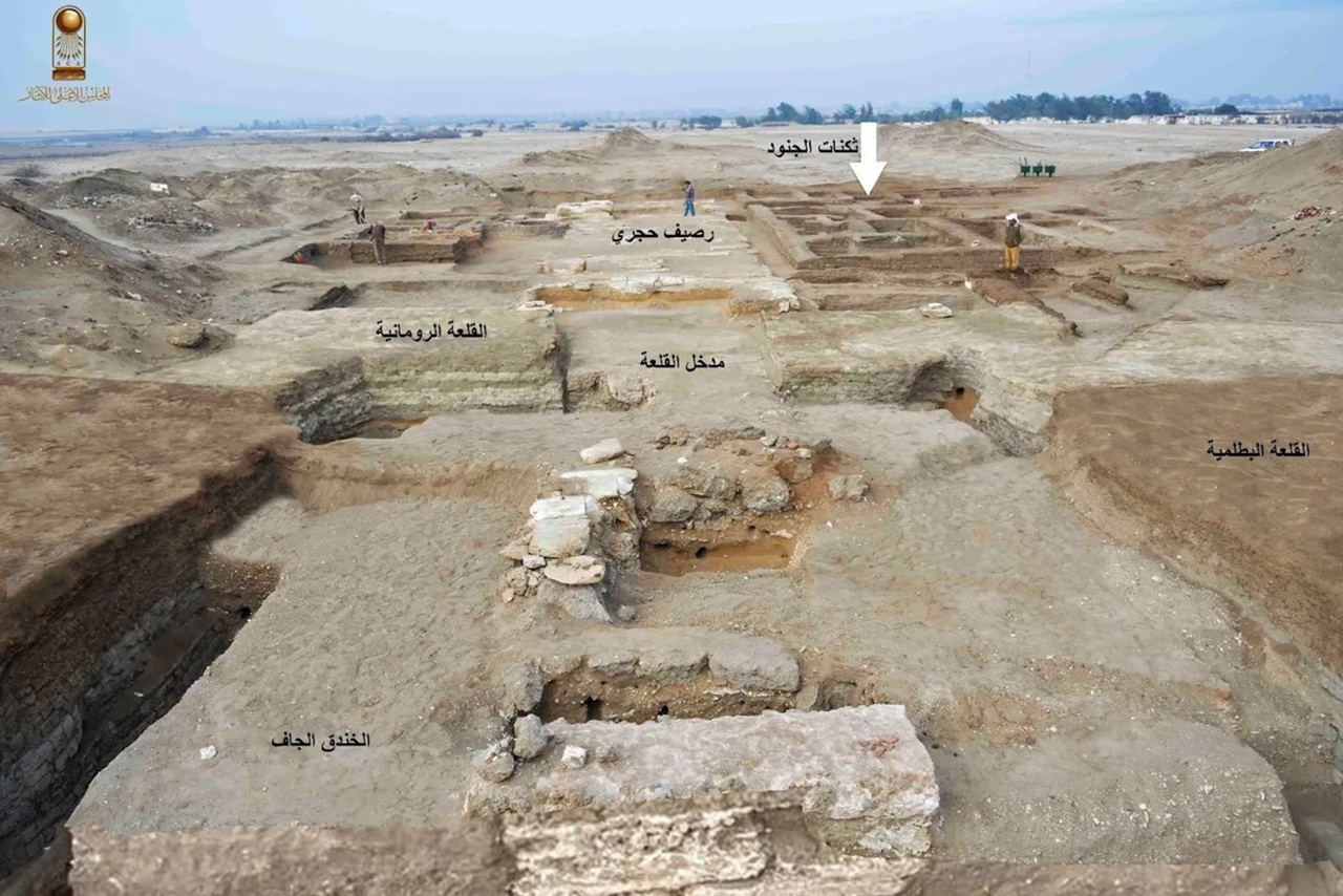 sentiero fortezza egizia