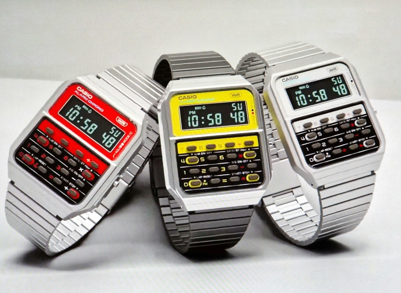 Casio foto orologio calcolatrice