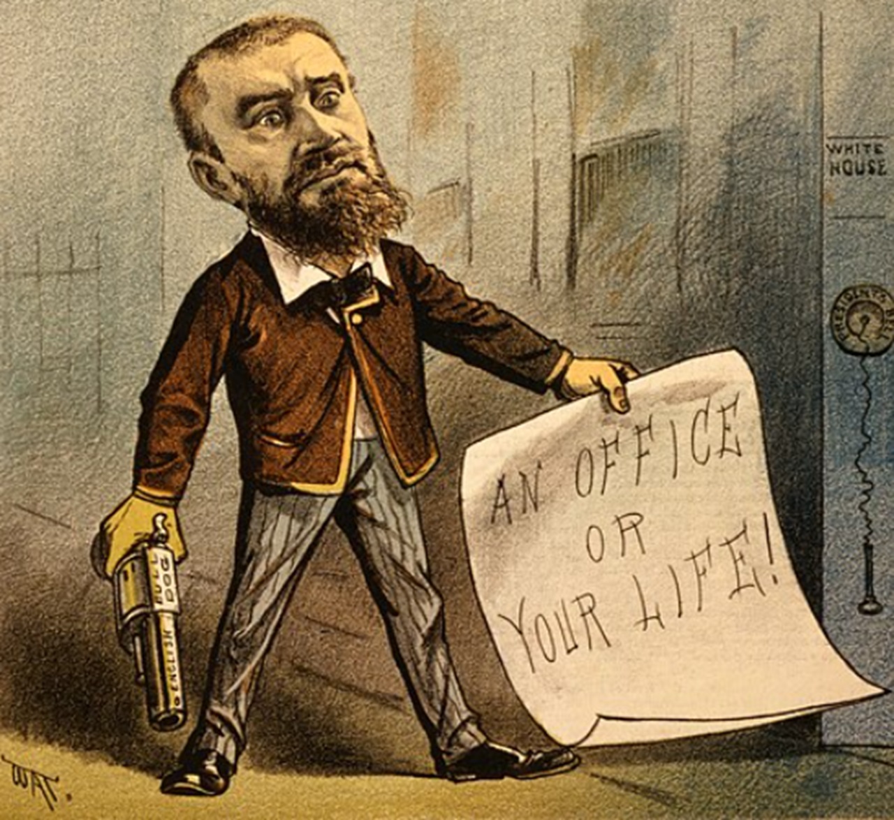 Charles Julius Guiteau vignetta satirica