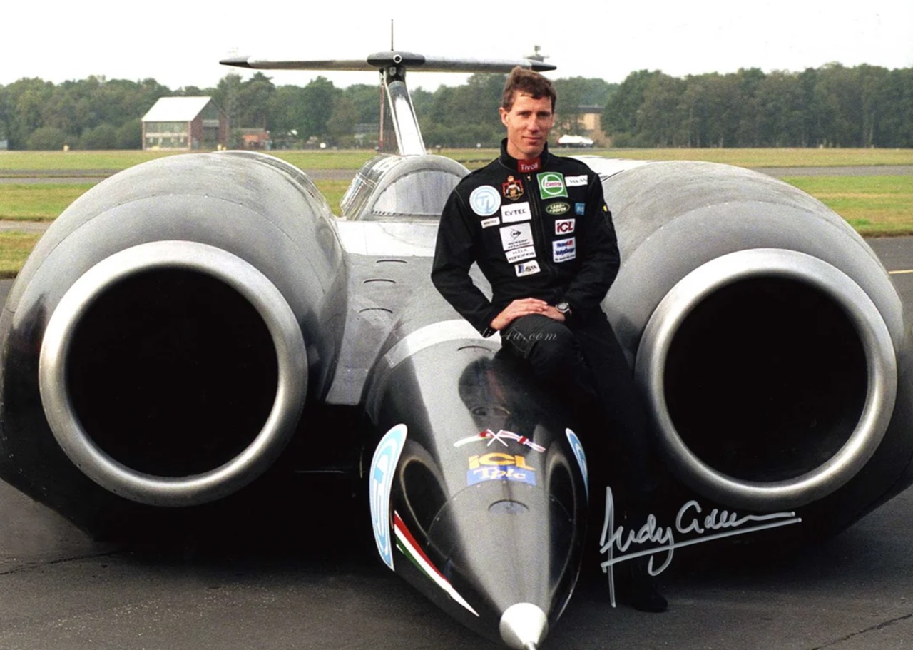 ThrustSSC fondo pilota Andy Green