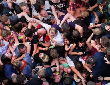Foto del giorno: panico a Duisburg