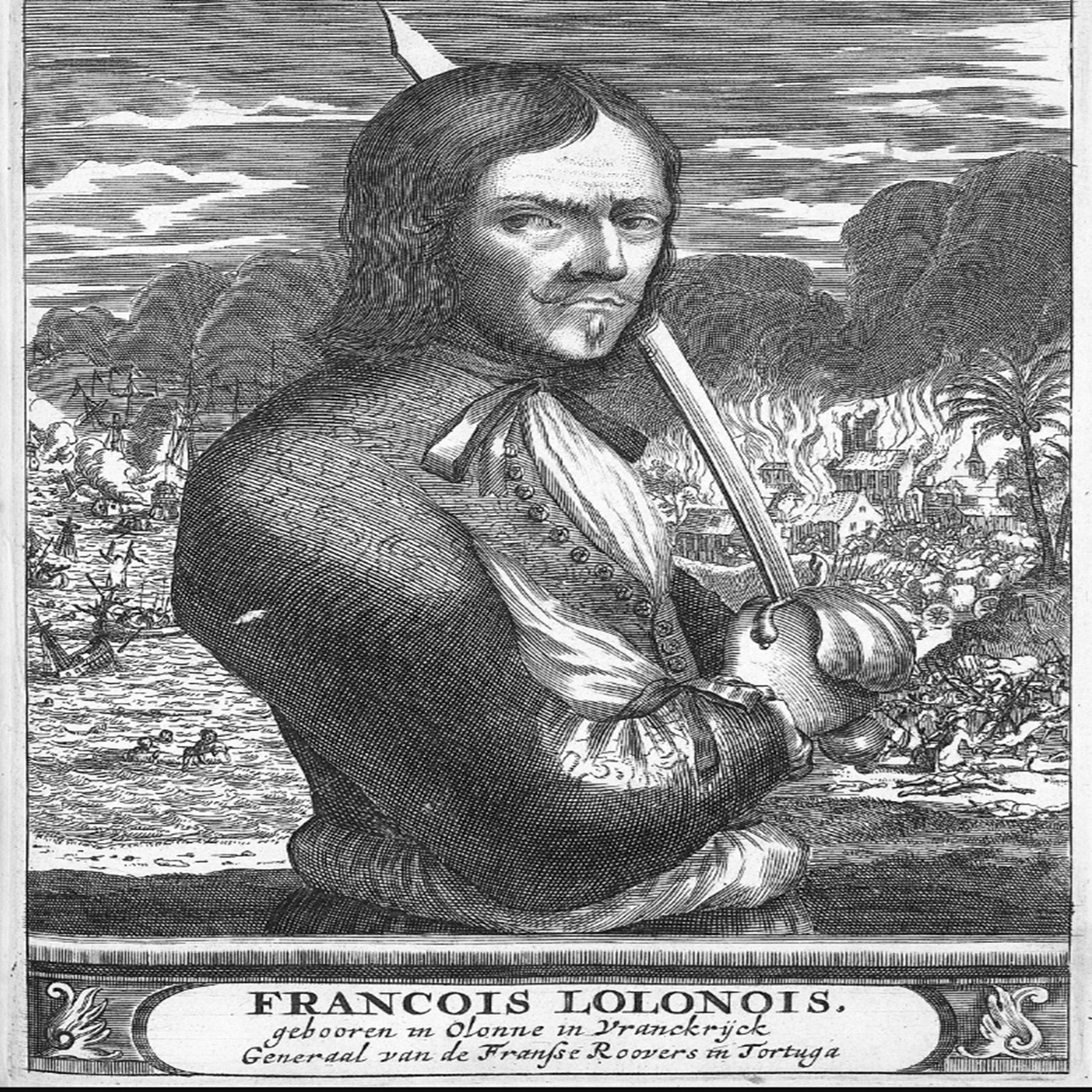 François l'Olonese immagine dipinto