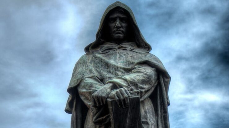 La statua di Giordano Bruno e la mancata fuga del papa da Roma