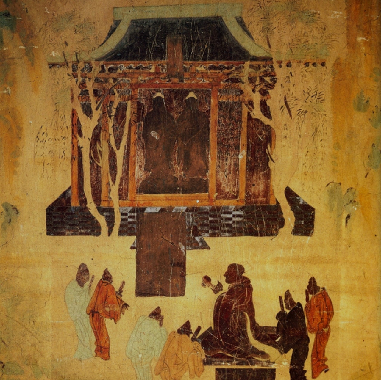 grotte di Mogao affreschi del IX secolo