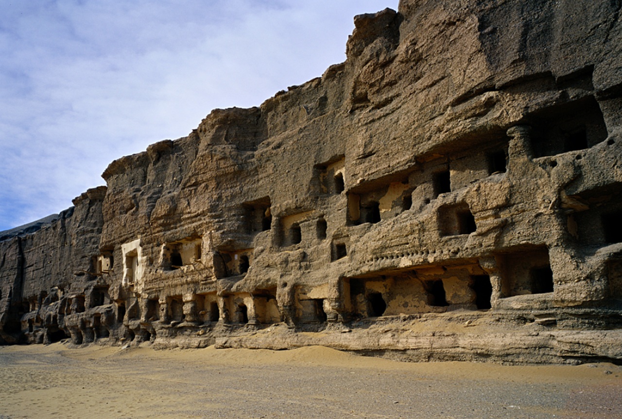 grotte di Mogao esterno Cina