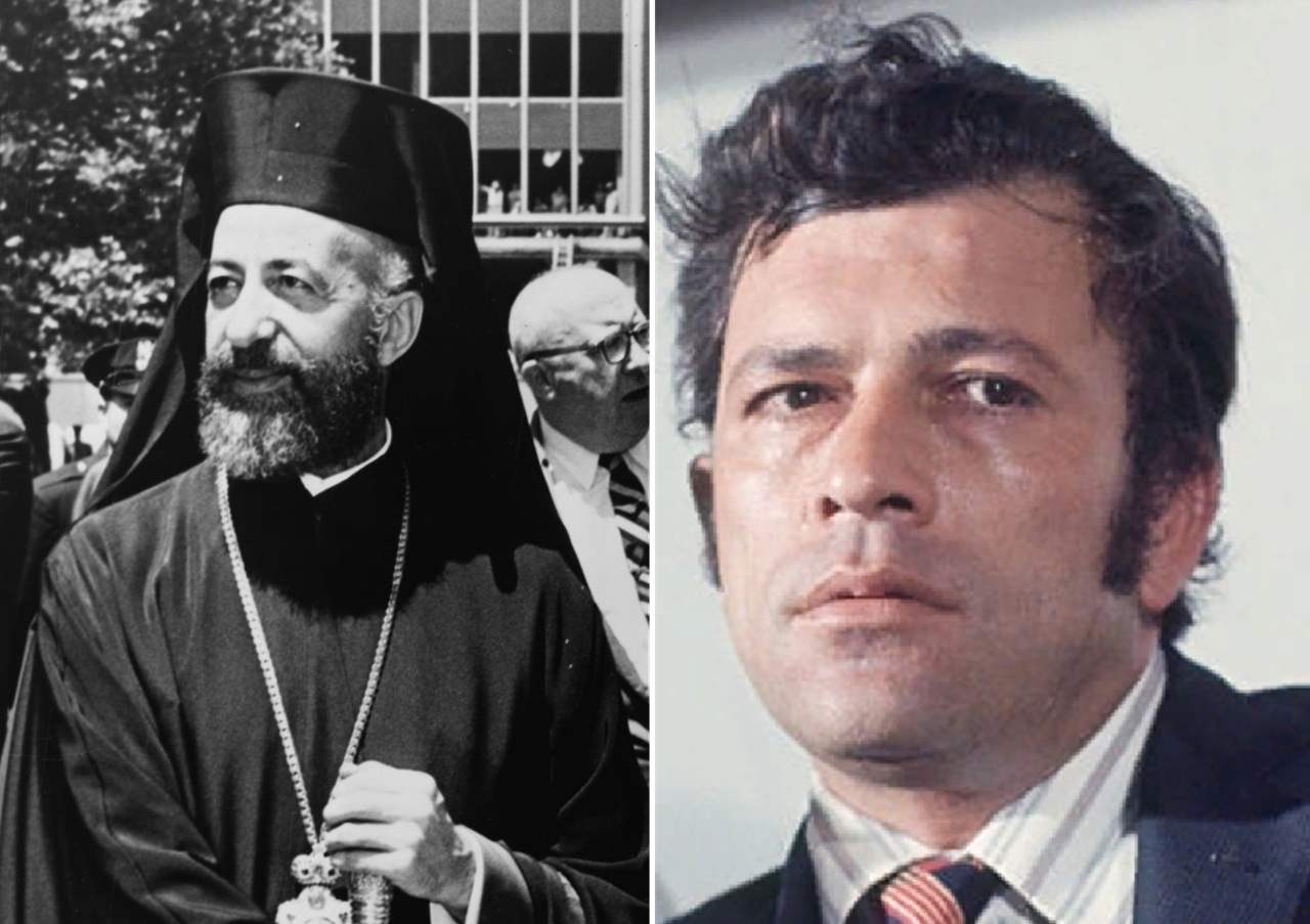 15 luglio sinistra Makarios III, destra Nikos Sampson