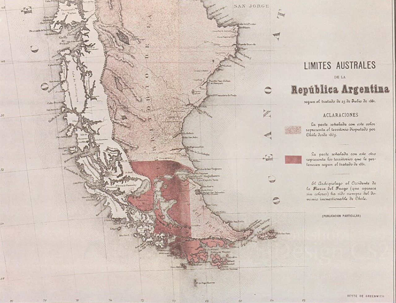 23 luglio carta geografica Argentina