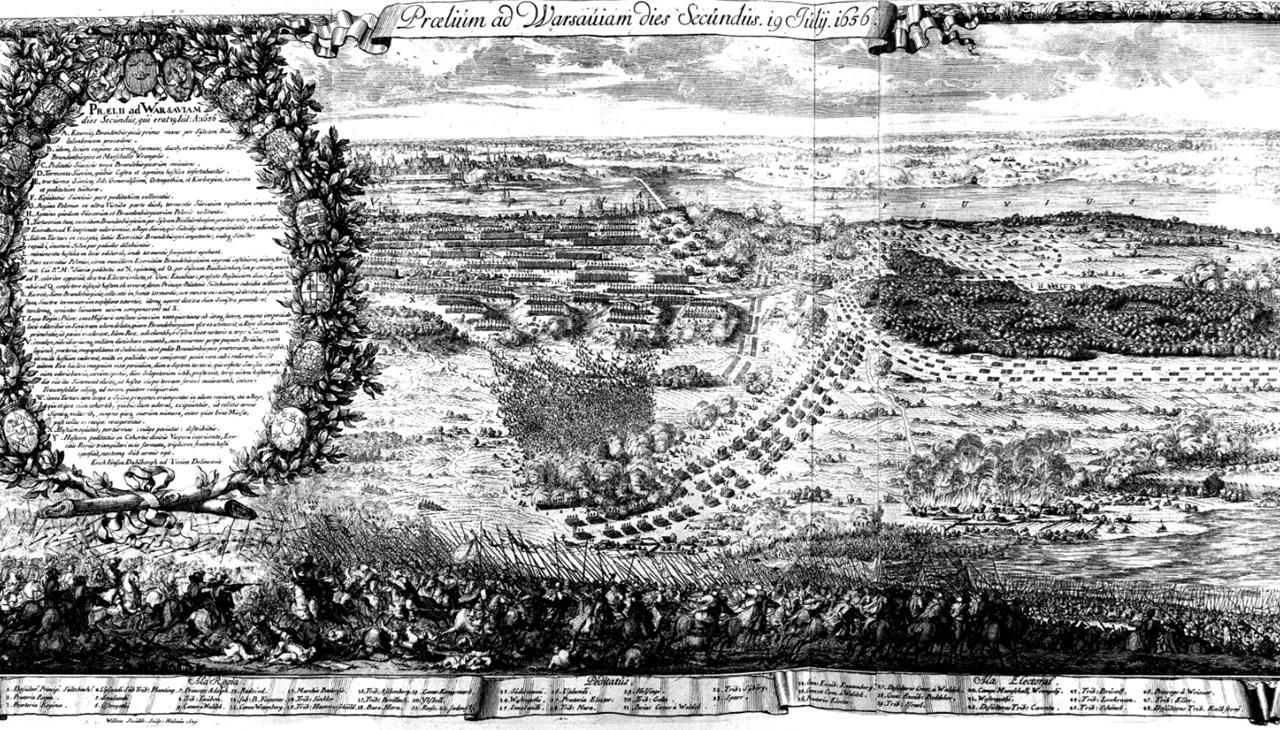 30 luglio schieramenti battaglia di Varsavia 1656