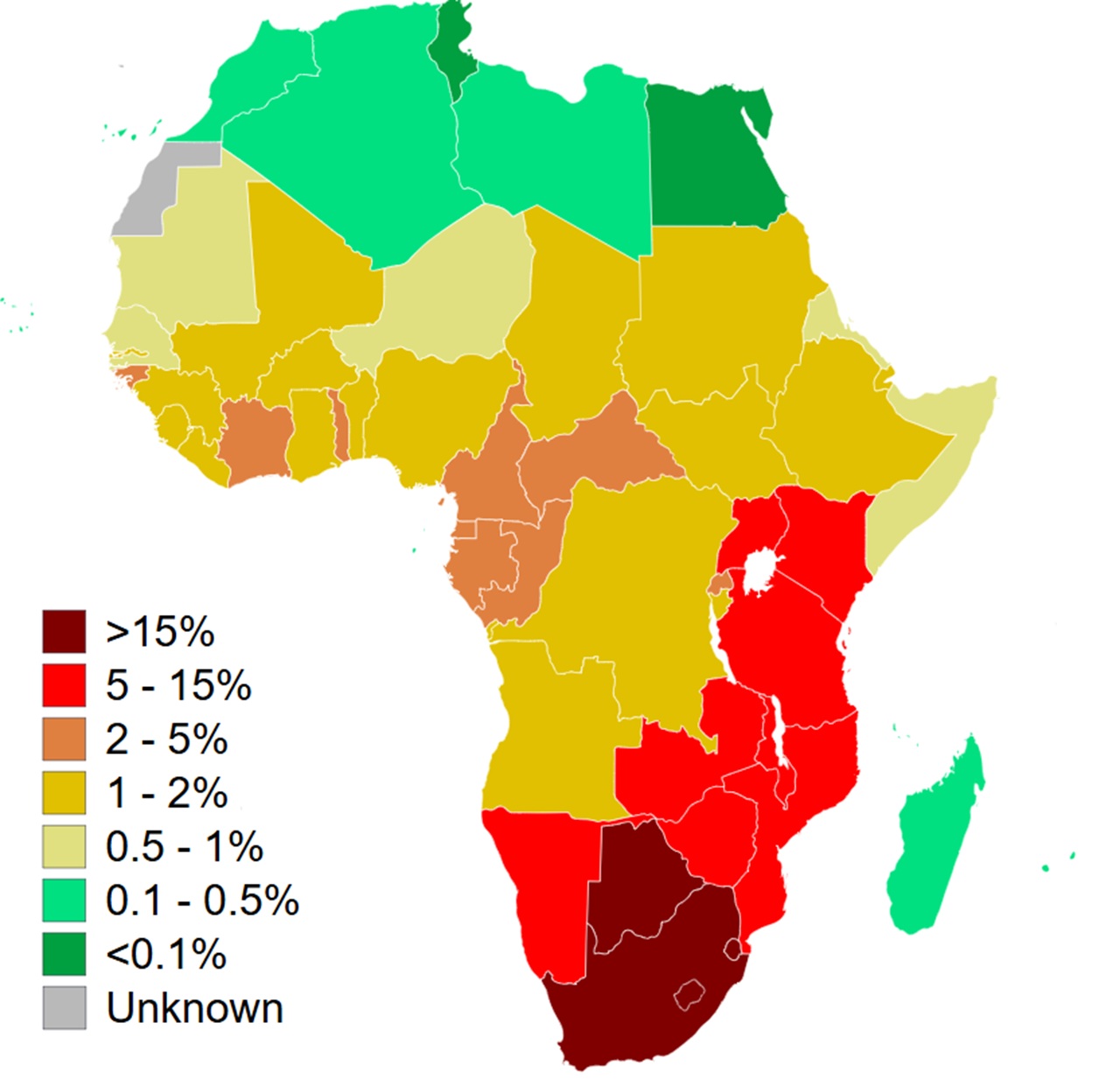 Abdou Diouf tassi di infezione HIV Africa, dati del 2007