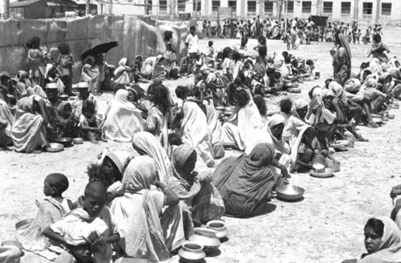 Bihar grande siccità e carestia 1966-67