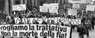 Foto del giorno: la "Marcia dei Quarantamila" di Torino, protestare contro il sindacato si può