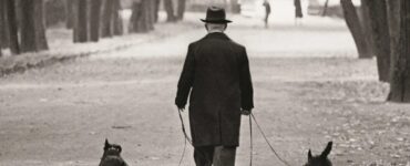 Foto del giorno: un clown d'eccezione fra i giardini di Leningrado