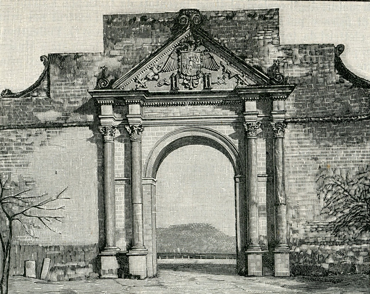 sedia, arco per entrata trionfale