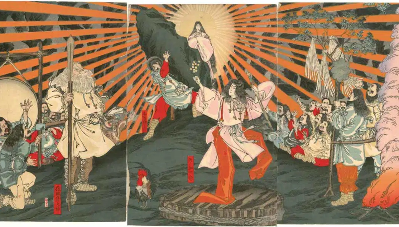 tre tesori sacri del Giappone Amaterasu