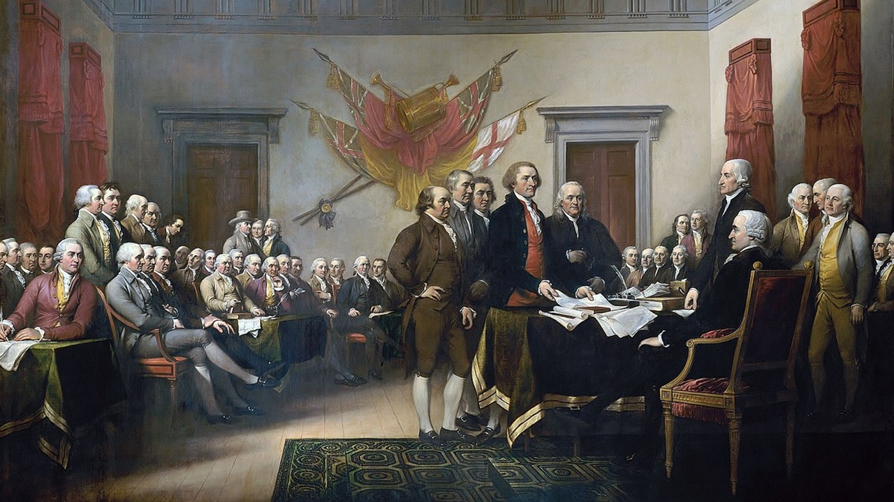 thomas jefferson john adams, dichiarazione indipendenza