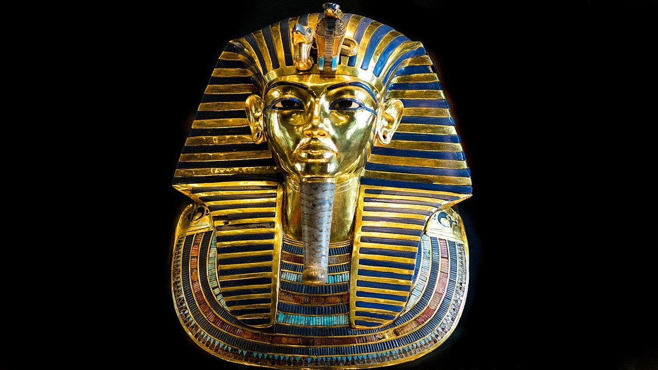 tutankhamon tomba maschera