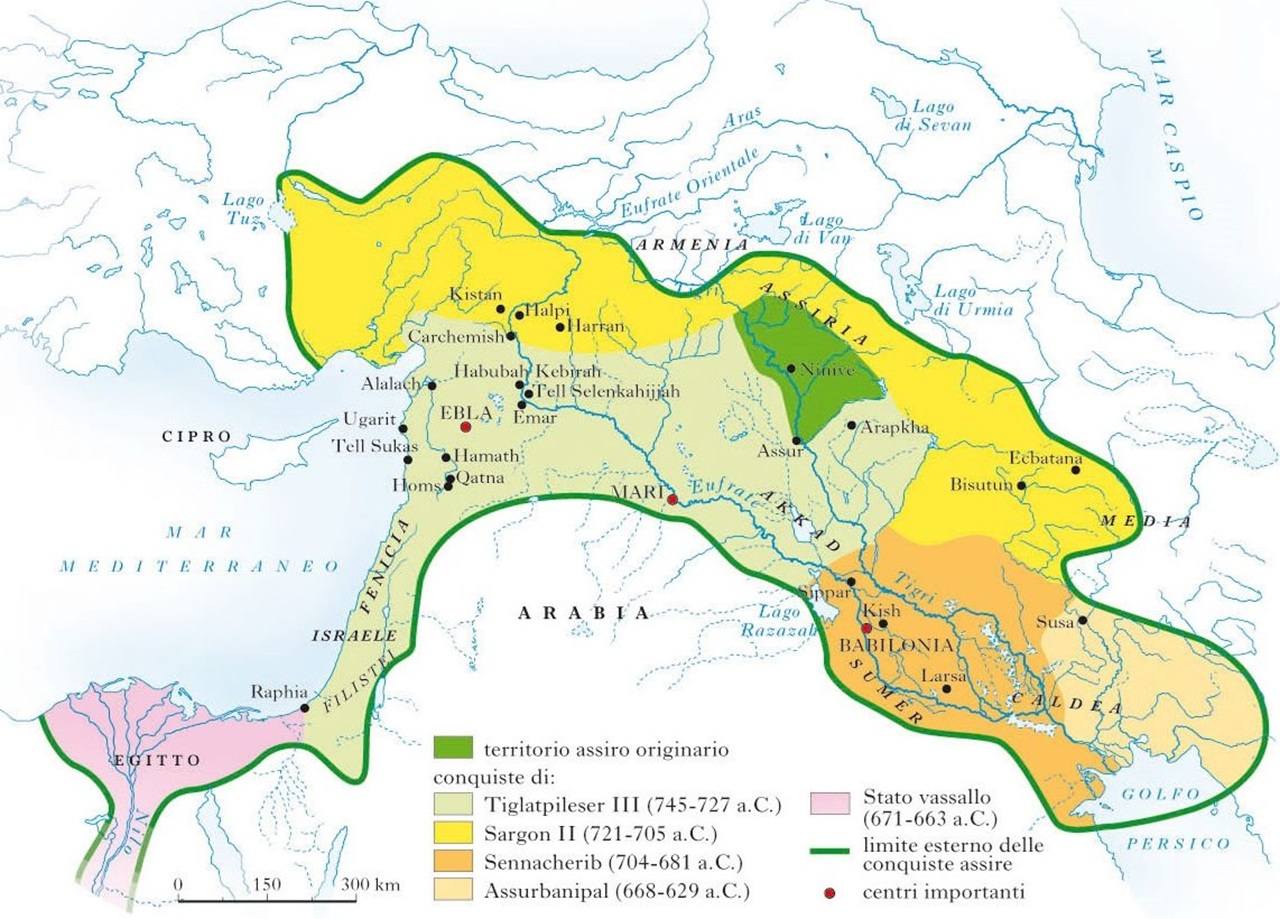 10 agosto estensione Impero neo-assiro