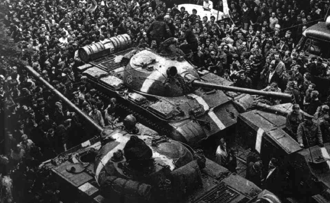 20 agosto carri armati sovietici Praga