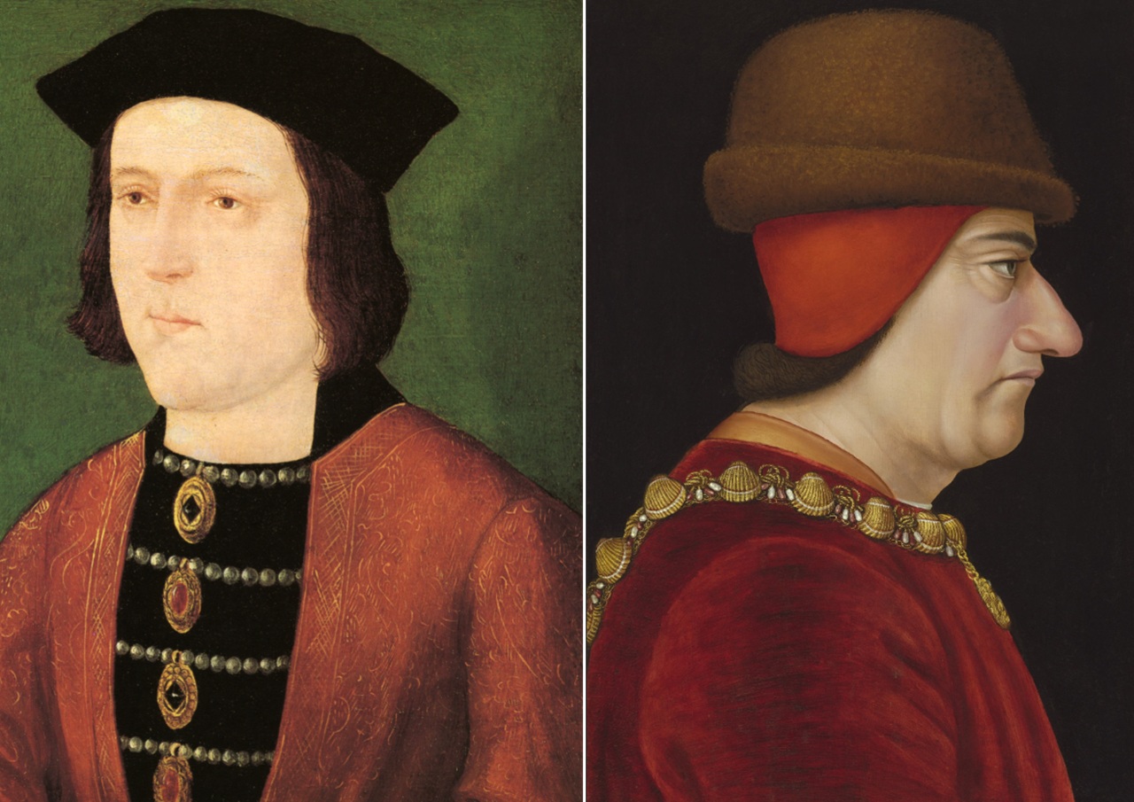 29 agosto Edoardo IV (sinistra), Luigi XI (destra)