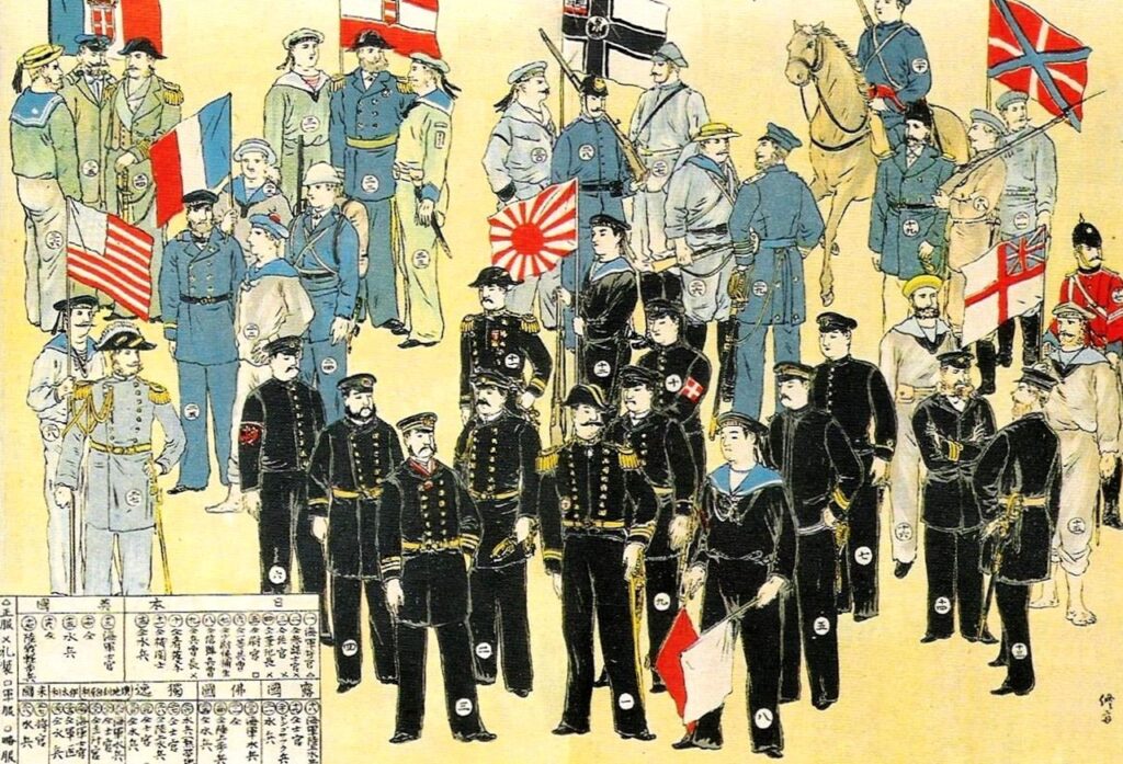 7 settembre legazioni internazionali Cina