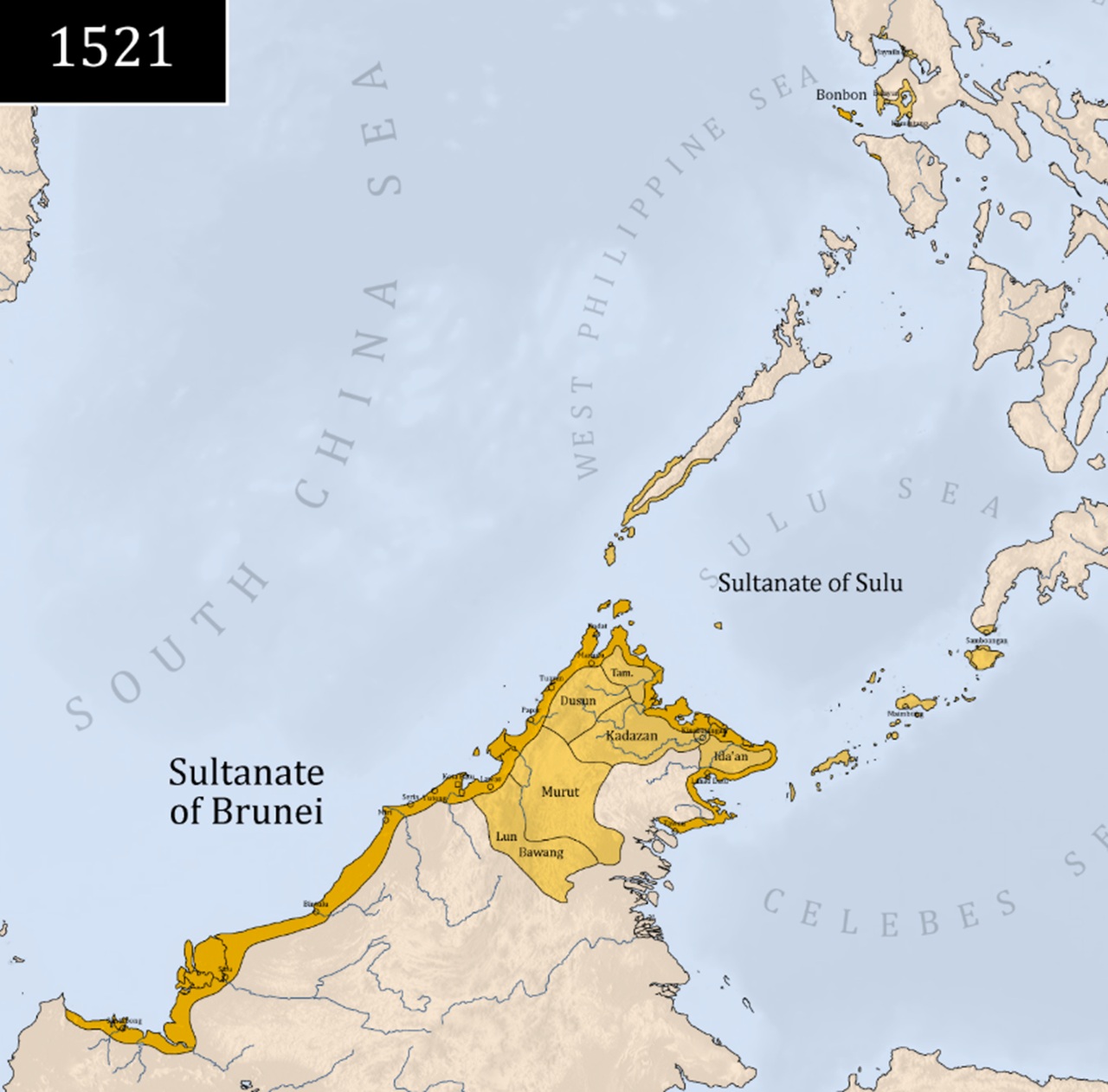 guerra civile del Brunei Sultanati di Brunei e Sulu