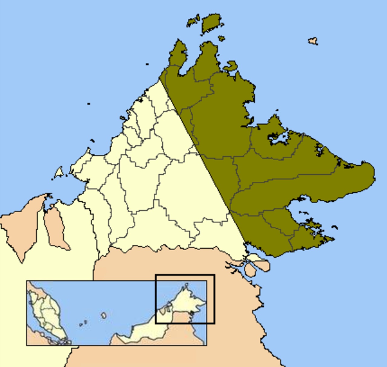 guerra civile del Brunei Sabah Orientale
