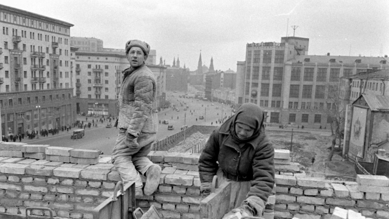 Foto del giorno: libero di girare nella Mosca del dopoguerra