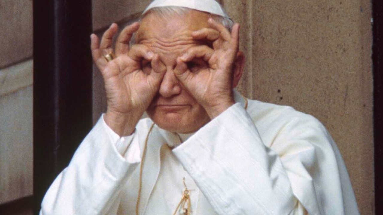Foto del giorno: quel simpaticone del Papa