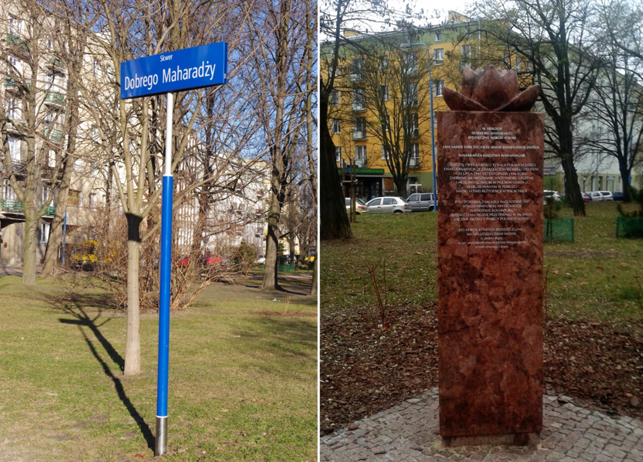 Maharaja monumenti a Varsavia
